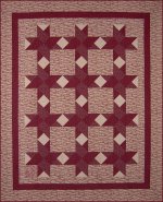 Tumbler Star Featured Fabric Quilt Pattern