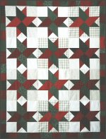 Tumbler Star Scrappy Quilt Pattern