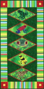 Harlequin Frogs Complimentary Quilt Pattern