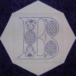 Victorian Redwork Initials