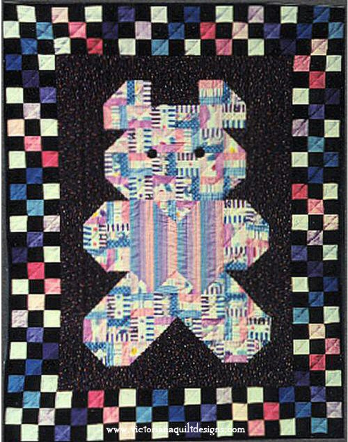 Patches Teddy Bear Quilt Pattern