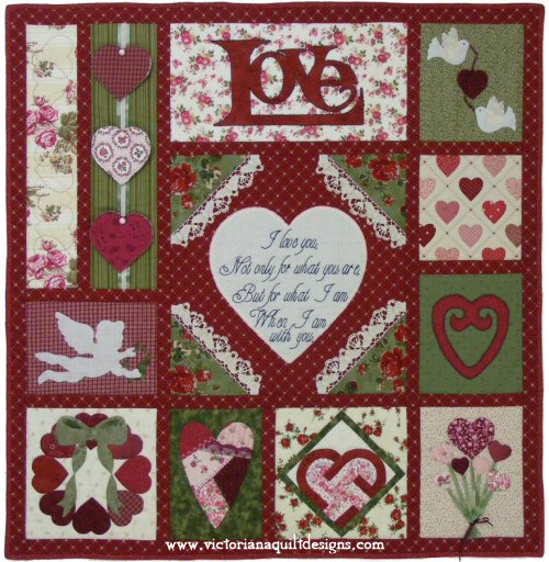 How Do I Love Thee... Quilt Pattern