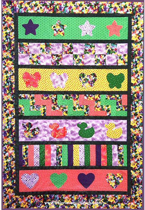 Row by Row for Baby Quilt Pattern