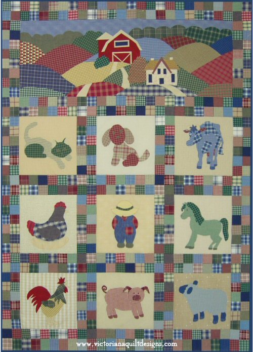 Old MacPlaids Farmyard Quilt Pattern