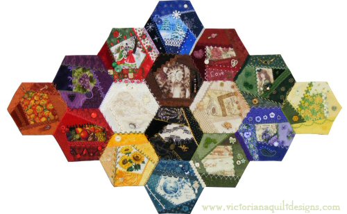 Crazy Quilt Monthly Memories Free Quilt Pattern