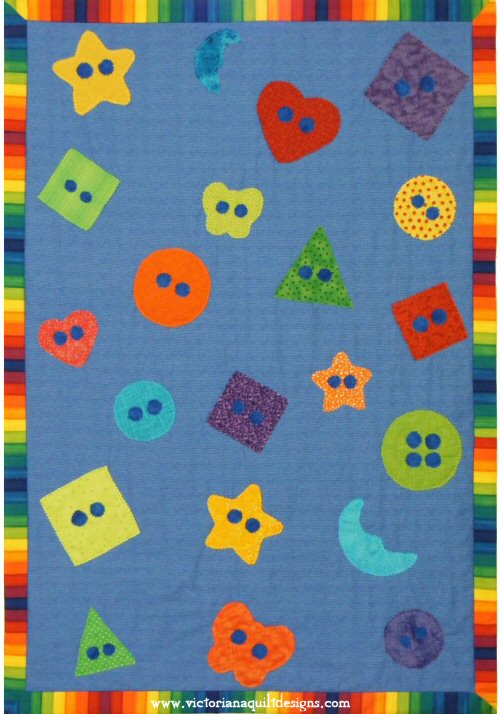 Baby Buttons Baby Quilt Pattern