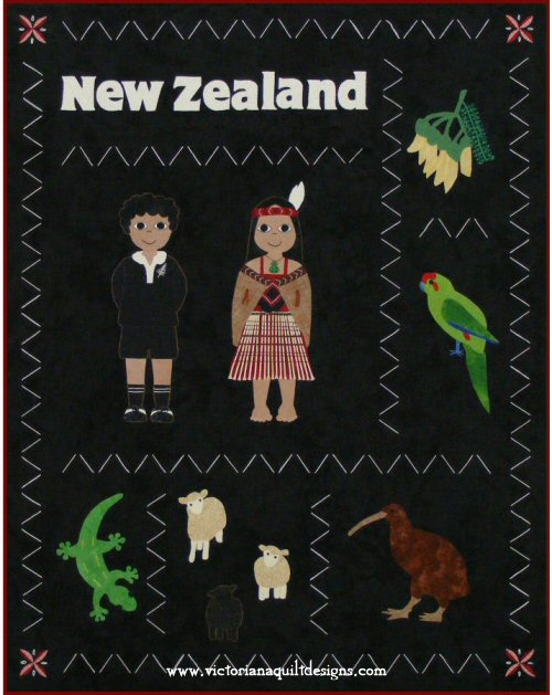 Postcards from...New Zealand Quilt Pattern
