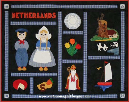 Postcards from...Netherlands Quilt Pattern