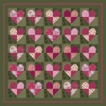 4-Patch Heart Quilt Pattern