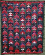 Plaid Flying Geese Scrap Quilt Pattern