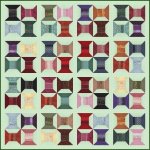 Scrappy Spools String Quilt Pattern