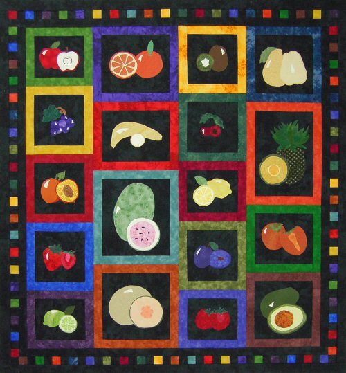 Slices of Life Fruit Quilt