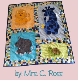 Stuffies Baby Quilt