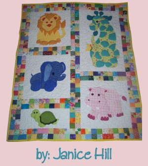 Stuffies Baby Quilt