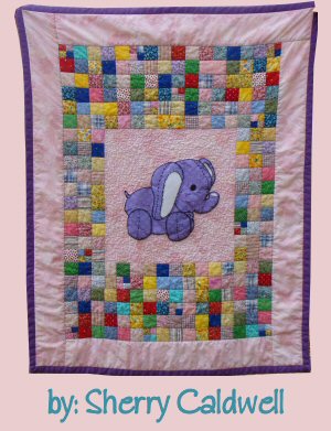 Stuffies Ellie the Elephant Baby Quilt