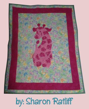 Stuffies Gerome the Giraffe Baby Quilt