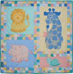 Quilt Layout with Timmy the Turtle Baby Quilt Pattern
