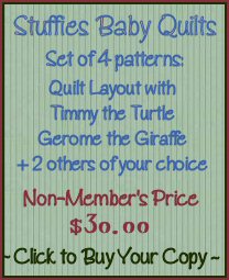 Stuffies Baby Quilt Patterns