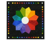Colour Wheel Printable Quilt Note Card