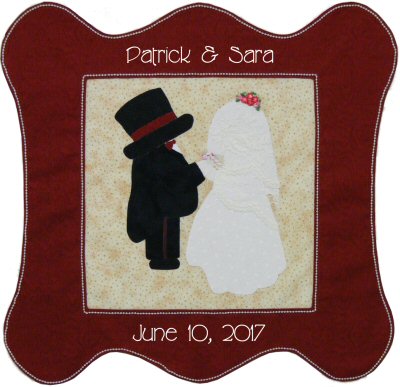 Wedding Keepsake Wallhanging Quilt