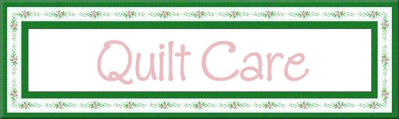 Printable Quilt Care Instructions to include with a Gift Quilt