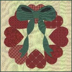 Heart Wreath Applique Basics Online Workshop