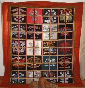 Harley T-shirt Quilt