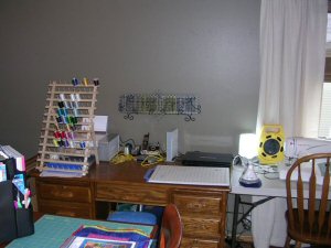 Pressing & Sewing Area