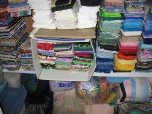 Organized Fabric Stash