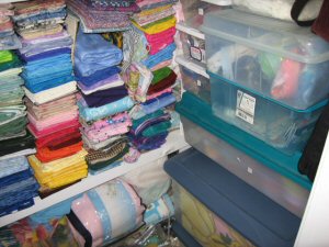 Organized Fabric Stash