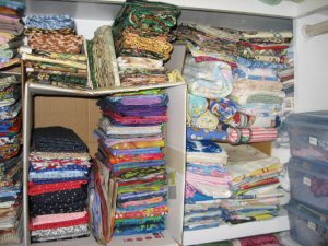 Organized Fabric Stash