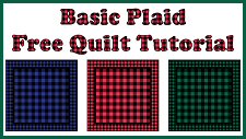 Basic Plaid Free Quilt Tutorial