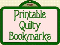 Free Printable Quilty Bookmarks